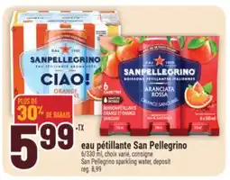 Marché Adonis EAU PÉTILLANTE SAN PELLEGRINO | SAN PELLEGRINO SPARKLING WATER offer