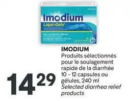 Brunet IMODIUM Produits sélectionnés pour le soulagement rapide de la diarrhée offer