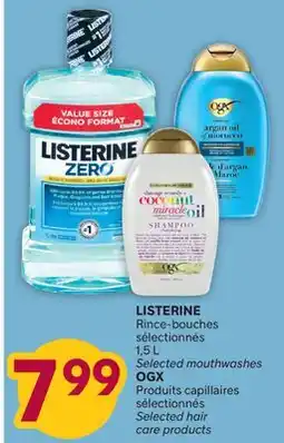 Brunet LISTERINE Rince-bouches sélectionnés offer