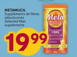 Brunet METAMUCIL Suppléments de fibres sélectionnés offer