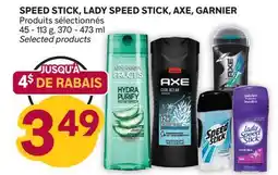 Brunet SPEED STICK, LADY SPEED STICK, AXE, GARNIER offer
