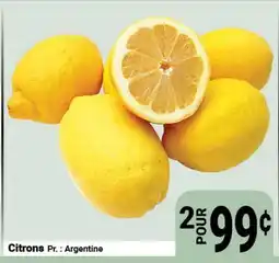 Pasquier Citrons offer
