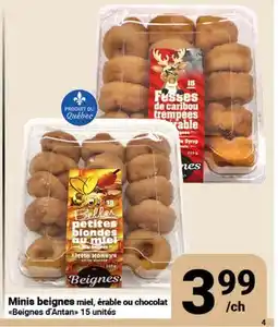 Pasquier Minis beignes miel, érable ou chocolat Beignes d'Antan offer