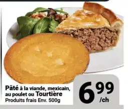 Pasquier Pâté à la viande, mexicain, au poulet ou Tourtière offer