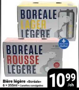 Pasquier Bière légère Boréale offer