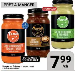 Pasquier Soupe ou Crème Taouk offer