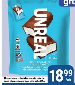 Pasquier Bouchées miniatures à la noix de coco et au chocolat noir Unreal offer