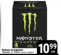 Pasquier Boisson énergisante Monster 4 × offer