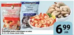 Pasquier Crevettes faciles à décortiquer ou cuites Gr. 31 / 40 Ocean Jewel offer