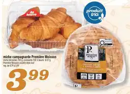 Marché Richelieu miche campagnarde PremièreMoisson | PremièreMoisson country-style loaf offer