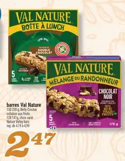 Marché Richelieu barres Val Nature | Nature Valley bars offer