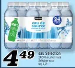 Marché Richelieu EAU SELECTION | SELECTION WATER offer