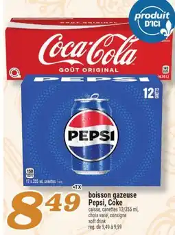 Marché Richelieu boisson gazeuse Pepsi, Coke | soft drink offer