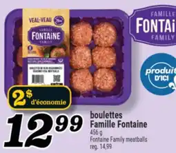 Marché Richelieu boulettes FamilleFontaine | FontaineFamily meatballs offer