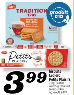 Marché Richelieu biscuits Leclerc Petits Plaisirs | Leclerc cookies offer