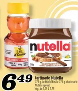 Marché Richelieu tartinade Nutella | Nutella spread offer