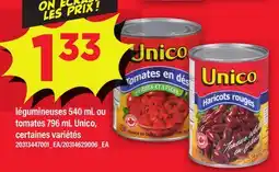 Maxi LÉGUMINEUSES 540 ML OU TOMATES 796 ML UNICO offer