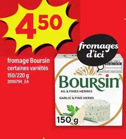 Maxi FROMAGE BOURSIN, 150/220 G offer