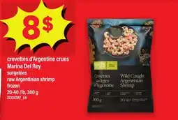 Maxi CREVETTES D'ARGENTINE CRUES MARINA DEL REY | RAW ARGENTINIAN SHRIMP, 20-40 / lb offer