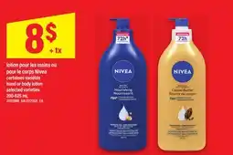 Maxi LOTION POUR LES MAINS OU POUR LE CORPS NIVEA | HAND OR BODY LOTION offer