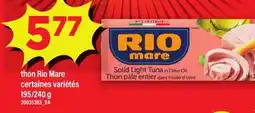 Maxi THON RIO MARE, 195/240 G offer