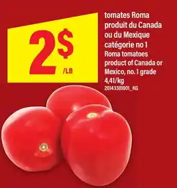Maxi TOMATES ROMA | ROMA TOMATOES offer