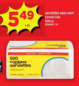 Maxi SERVIETTES SANS NOM , 500 UN offer