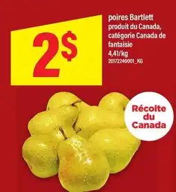 Maxi POIRES BARTLETT offer