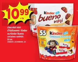 Maxi CHOCOLAT MINI D'HALLOWEEN KINDER, 55 un offer