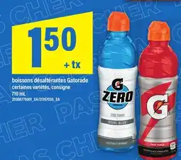Maxi BOISSONS DÉSALTÉRANTES GATORADE offer