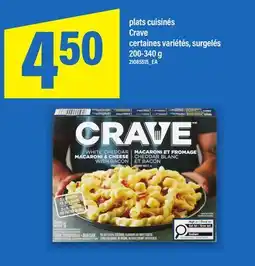 Maxi PLATS CUISINÉS CRAVE offer
