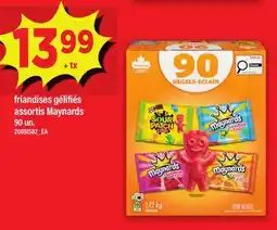 Maxi FRIANDISES GÉLIFIÉS ASSORTIS MAYNARDS, 90 un offer