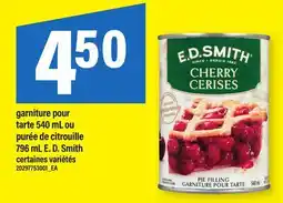 Maxi GARNITURE POUR TARTE 540 ML OU PURÉE DE CITROUILLE 796 ML E. D. SMITH offer