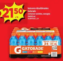 Maxi BOISSONS DÉSALTÉRANTES GATORADE offer