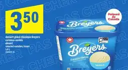 Maxi DESSERT GLACÉ CLASSIQUE BREYERS | DESSERT offer