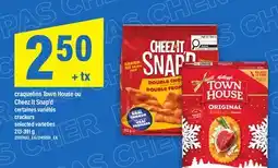 Maxi CRAQUELINS TOWN HOUSE OU CHEEZ IT SNAP'D | CRACKERS offer