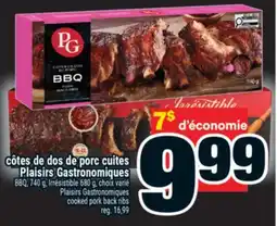 Super C côtes de dos de porc cuites PlaisirsGastronomiques | PlaisirsGastronomiques cooked pork back ribs offer