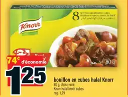 Super C bouillon en cubes halal Knorr | Knorr halal broth cubes offer