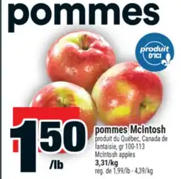 Super C pommes McIntosh | McIntosh apples offer