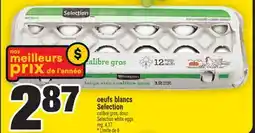 Super C oeufs blancs Selection | Selection white eggs offer