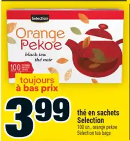 Super C thé en sachets Selection | Selection tea bags offer
