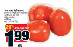 Super C tomates italiennes | italian tomatoes offer
