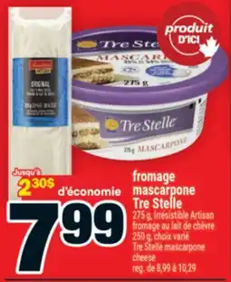 Super C fromage mascarpone Tre Stelle | Tre Stelle mascarpone cheese offer