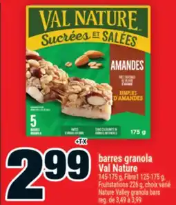 Super C barres granola Val Nature | Nature Valley granola bars offer