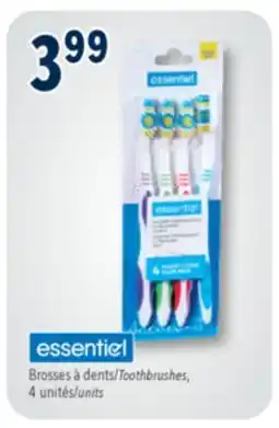 Familiprix Essentiel toothbrush soft 4un offer