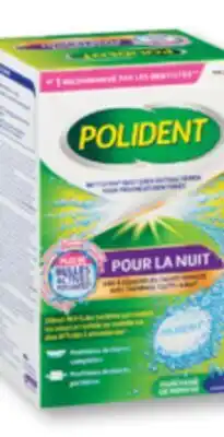 Familiprix Polident Overnight cleanser tablets for full & partial dentures – Mint Fresh 96un offer