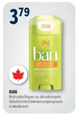 Familiprix Ban sweet surrender antiperspirant deodorant offer