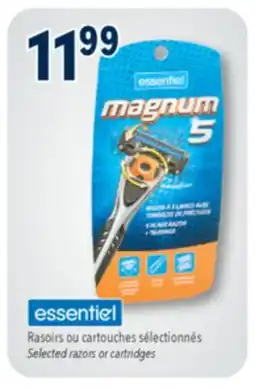 Familiprix Essentiel Magnum 5 blade razor with trimmer + cartridges 2un offer