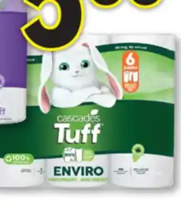 Familiprix Cascades Tuff Enviro 2 ply resistant paper towels Jumbo 6un offer