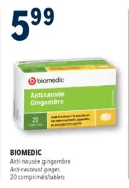 Familiprix BIOMEDIC Anti-nauseant ginger offer
